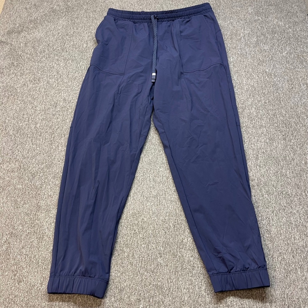 Fabletics The One Jogger Mens Training Joggers Navy Blue Athletic Pants Medium
